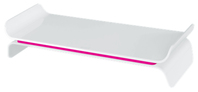 Leitz 65040023 asztali TV konzol 68,6 cm (27") Rózsaszín, Fehér