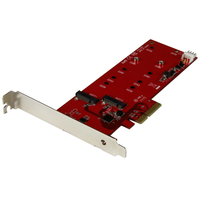 StarTech.com 2x M.2 SATA SSD Schnittstellenkarte - PCIe