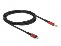 DeLOCK 86587 audio kabel 1,5 m 3.5mm Lightning Zwart