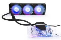 Alphacool Eiswolf 2 AIO Grafikkarte All-in-One-Flüssigkeitskühler 12 cm Schwarz, Transparent