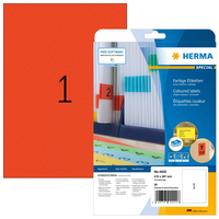 HERMA 4422 etiqueta de impresora Rojo Etiqueta para impresora autoadhesiva