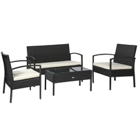 Outsunny 841-142 outdoor furniture set Brown