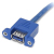 StarTech.com USB3SPNLAFHD zmieniacz płci / kabli 2 x USB A IDC Niebieski