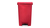 Rubbermaid 1883566 trash can 49 L Rectangular Plastic, Resin Red