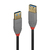Lindy 1m USB 3.2 Typ A Verlängerungskabel, Anthra Line