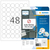 HERMA 4387 etiqueta de impresora Blanco Etiqueta para impresora autoadhesiva