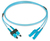 Dätwyler Cables 421439 InfiniBand/fibre optic cable 9 m E-2000 (LSH) SCD OM3 Aqua-kleur