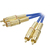 SpeaKa Professional SP-7869772 audio kabel 0,5 m 2 x RCA Blauw