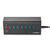 Nedis UHUBUP3810BK Schnittstellen-Hub USB 3.2 Gen 1 (3.1 Gen 1) Micro-B 5000 Mbit/s Schwarz