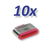 ROLINE 11.02.8334 clip sicura Chiave bloccaporta USB tipo-C Grigio 10 pz
