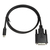 LogiLink UA0332 video cable adapter 3 m USB Type-C DVI-D Black