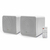Kindermann Active Box Set² 50+ BT głośnik 2-drożny Biały Przewodowa 50 W