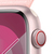 Apple Watch Series 9 45 mm Digitális 396 x 484 pixelek Érintőképernyő 4G Rózsaszín Wi-Fi GPS (műhold)
