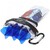 L-Style Krystal One Dart Case transparent, blau weiß rot