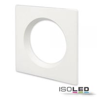 image de produit - Couverture aluminium carré blanc pour spot encastrable SYS-90