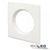 Article picture 1 - Cover aluminium square white recessed for spotlight SYS-90