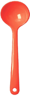WACA Schöpfkelle groß, 130 ml aus PBT, 300 mm lang, Farbe: rot