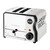 Rowlett Esprit 2 Schlitz Toaster in Chrom mit 2 zusätzlichen Elementen und