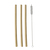 12 Trinkhalme, Bambus "pure" 23 cm inkl. Reinigungsbürste von PAPSTAR Die