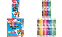 Maped Crayons de couleur COLOR'PEPS, effaçable, étui de 12 (82832812)