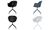 PAPERFLOW Chaise visiteur MOON, set de 2, noir (74600466)