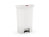 Abfalleimer Slim Jim® Step-On-Tretabfallbehälter, 90 l, Kunststoff, Pedal vorne, weiß