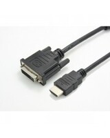 VALUE Videoanschluß HDMI / DVI DVI-D W bis M 15 cm Schwarz