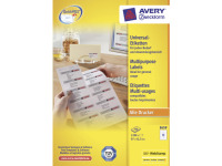 etiket Avery ILK 97x42,3mm 100 vel 12 etiketten per vel wit