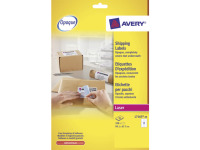 Verzendetiket Avery Quick-Peel/Ultragrip 99,1x67,7 wit 40 vel 8 etiketten per vel
