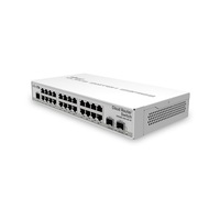 MikroTik Switch - CRS326-24G-2S+IN - 24GbitLAN, 2SFP+, Passive PoE, RouterOS / SwitchOS L5, Layer 3, Asztali