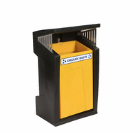 Provincial Recycling Bin - 39 Litre-Yellow-Paper