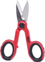 KS Tools 118.0010 Universal-Werkstattschere, 140mm, rot