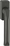 Artikeldetailsicht HOPPE HOPPE Fenstergriff London 013KH/ U34 F8019 graubraun mit Kurzhalsgriff Stiftlänge 32 mm