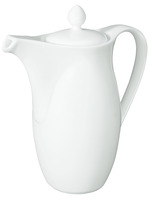 Kaffeekanne Pallais mit Deckel; 550ml, 8x21 cm (ØxH); weiß; rund; 2 Stk/Pck