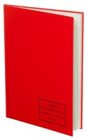 Collins Cathedral Analysis Book Casebound A4 16 Cash Column 96 Pages Red 69/16.1