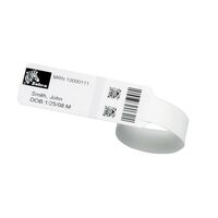 Wristband, Synthetic, 25.4x201.6mm DT, Lam 65843RM/66213RM, Coated, 25.4mm core, 263/roll, 6/box. DT, Lam 66218RM /