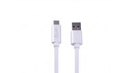 USB-C (m) to USB-A (m) Kabel, 10G/3A, 56k resistance, aluminum housing, 1m, silver Cavi USB