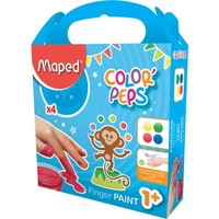 Fingermalfarben Color'Peps, 80ml, 4 Stück, sortiert MAPED M812510