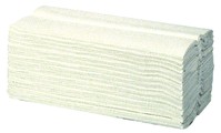 premium Falthandtücher naturweißes Tissue 2-lagig mit C-Falz 25 x 31cm Racon ( 1 Karton á 3080 Stück ) , Detailansicht
