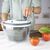 Vogue Salad Spinner in Grey Made of Plastic Capacity - 5Ltr Size - 250(�)mm