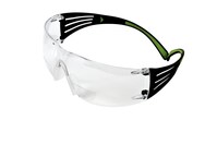 3M™ SecureFit™ 400 Reader Schutzbrille, schwarz/grüne Bügel, Antikratz-/Anti-Fog-Beschichtung, transparente Scheibe mit +1,5 Stärke, SF415AS/AF-EU
