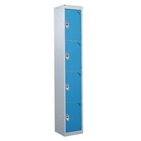 Standard lockers with hasp and staple