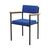 Stacking steel frame arm chair