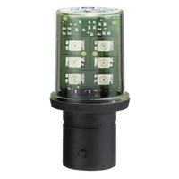 LED-Lampe, grün für Befehls- u. Meldegeräte, BA 15d, 120V