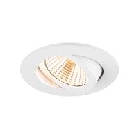 LED Deckeneinbauleuchte NEW TRIA® UNIVERSAL 68, rund, 8,6W, 2500/3000/4000K, CRI 90, dimmbar, 38°, IP20, weiß