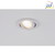 3er-Set LED Einbauspot, 230V, je 6W 3000K 450lm, 3-stufig dimmbar, schwenkbar, Weiß matt