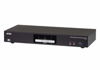 2P USB3.0 DisplayPORT Dual View KVMP SW - 4096 x 2160 pixels - Ethernet LAN - 4K