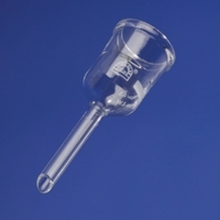 50mm Adaptadores para crisoles filtrantes vidrio de borosilicato 3.3