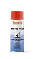 AMBERSIL ACRYLIC PAINT MASSEY FERGUSON RED RAL 3000 400 MLT 20557