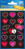 Neon Sticker, Folie, Herzen, pink, lila, neon, 17 Aufkleber